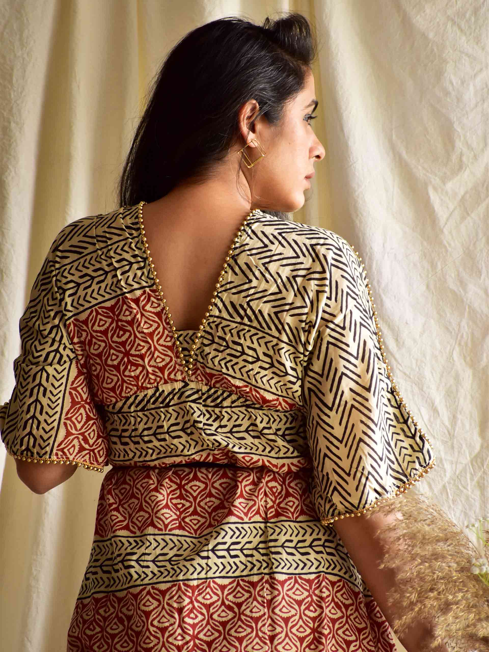 Remo - two sided flared dress