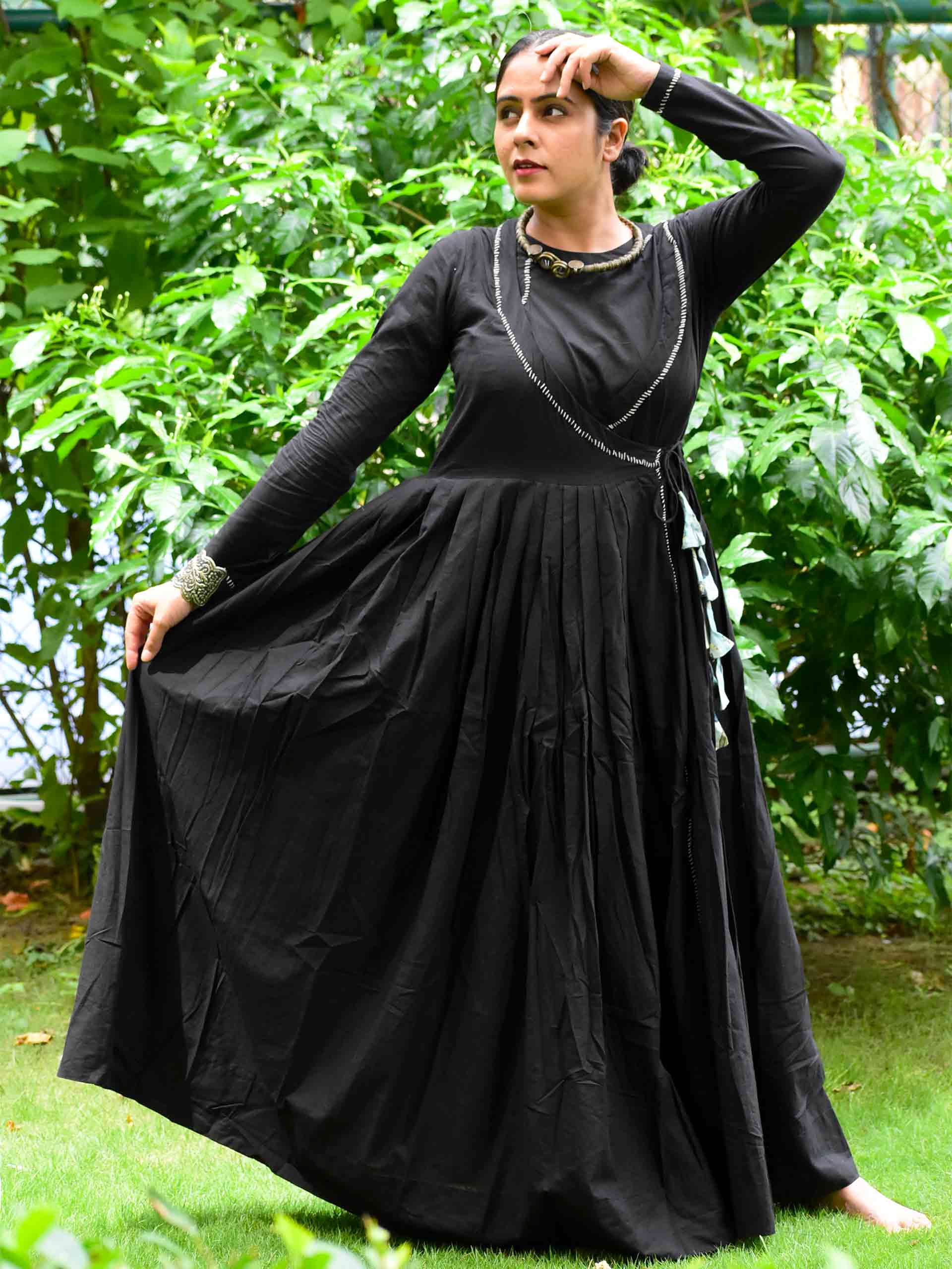 Bekhyali Angrakha Dress