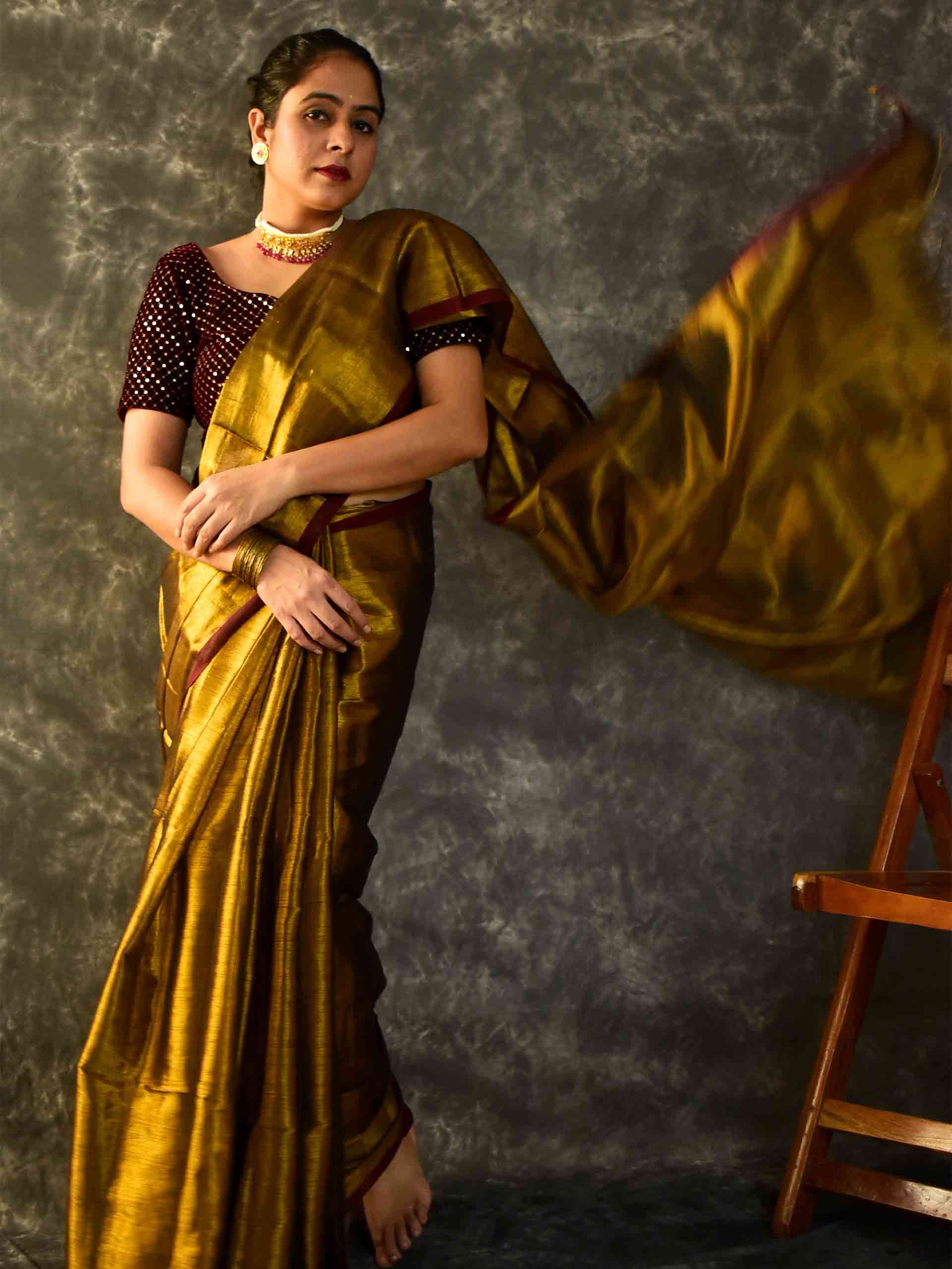 Suhaani shaam - Tissue Saree