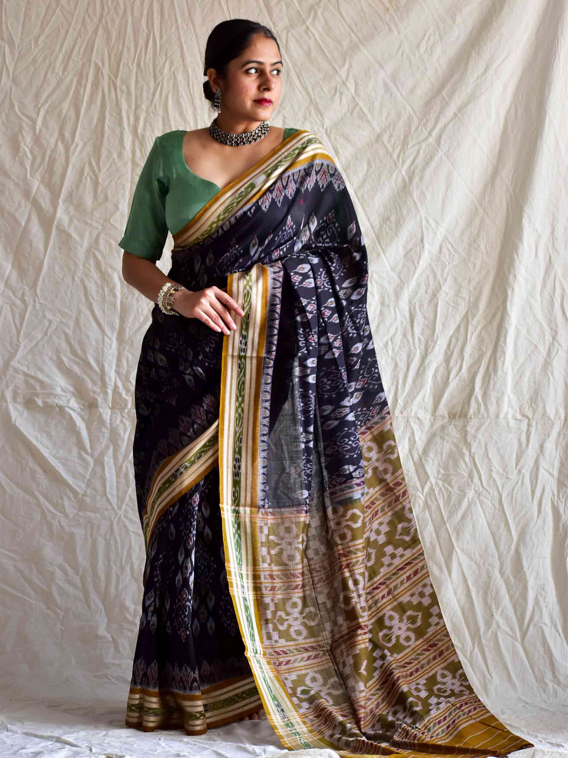 Charisma - Handwoven ikat saree