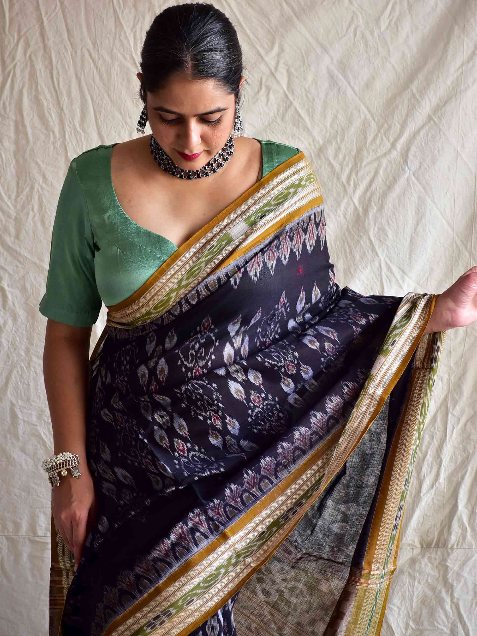 Charisma - Handwoven ikat saree