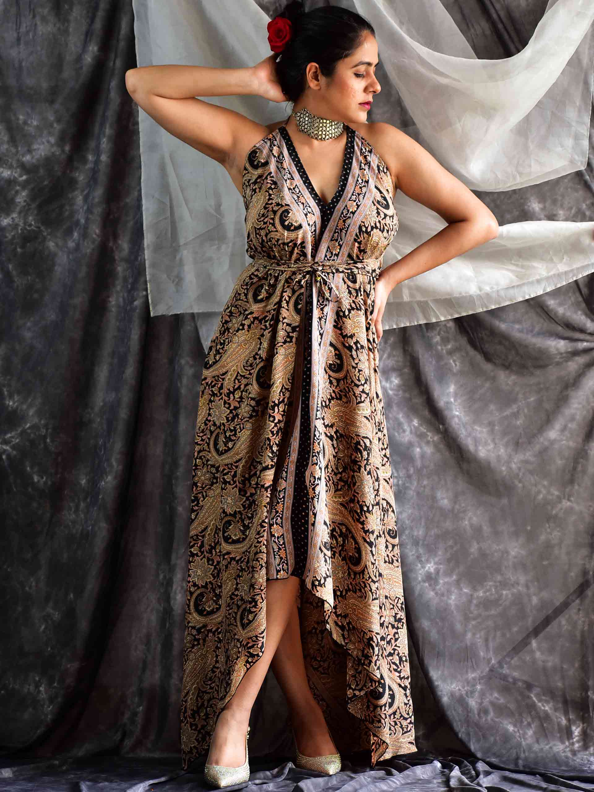 Kesha - halter neck dress