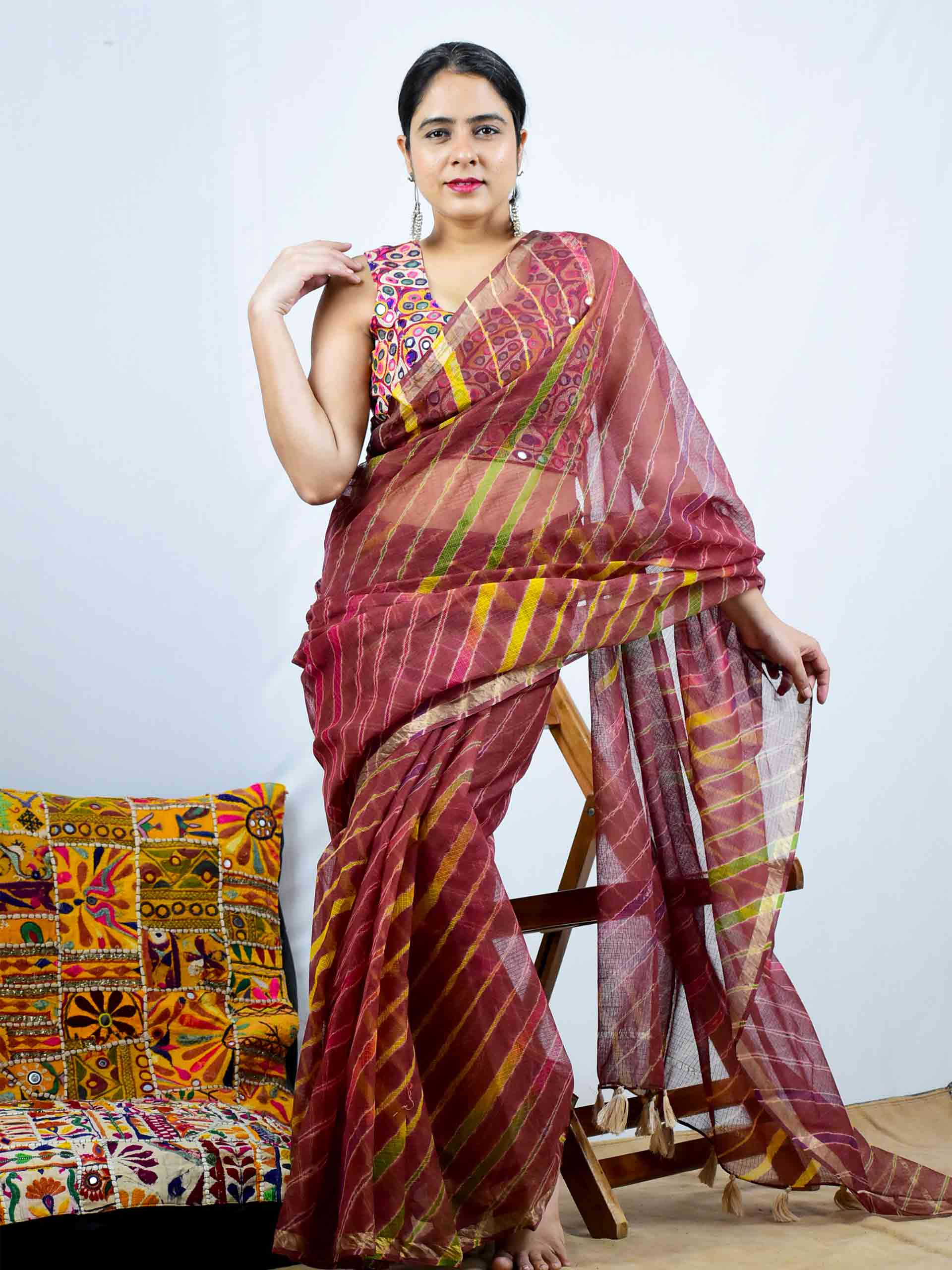 Kota Doria Pure Cotton Saree