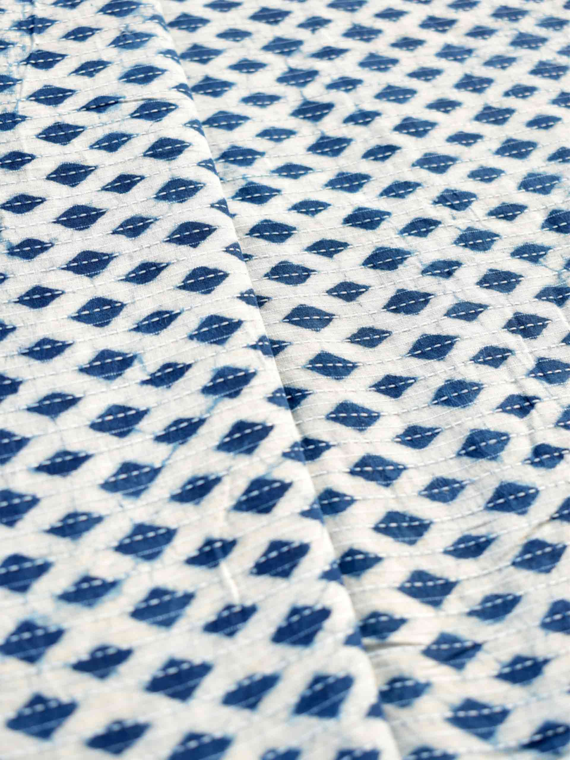 Diamond - Hand block printed Cotton fabric 280 per meter