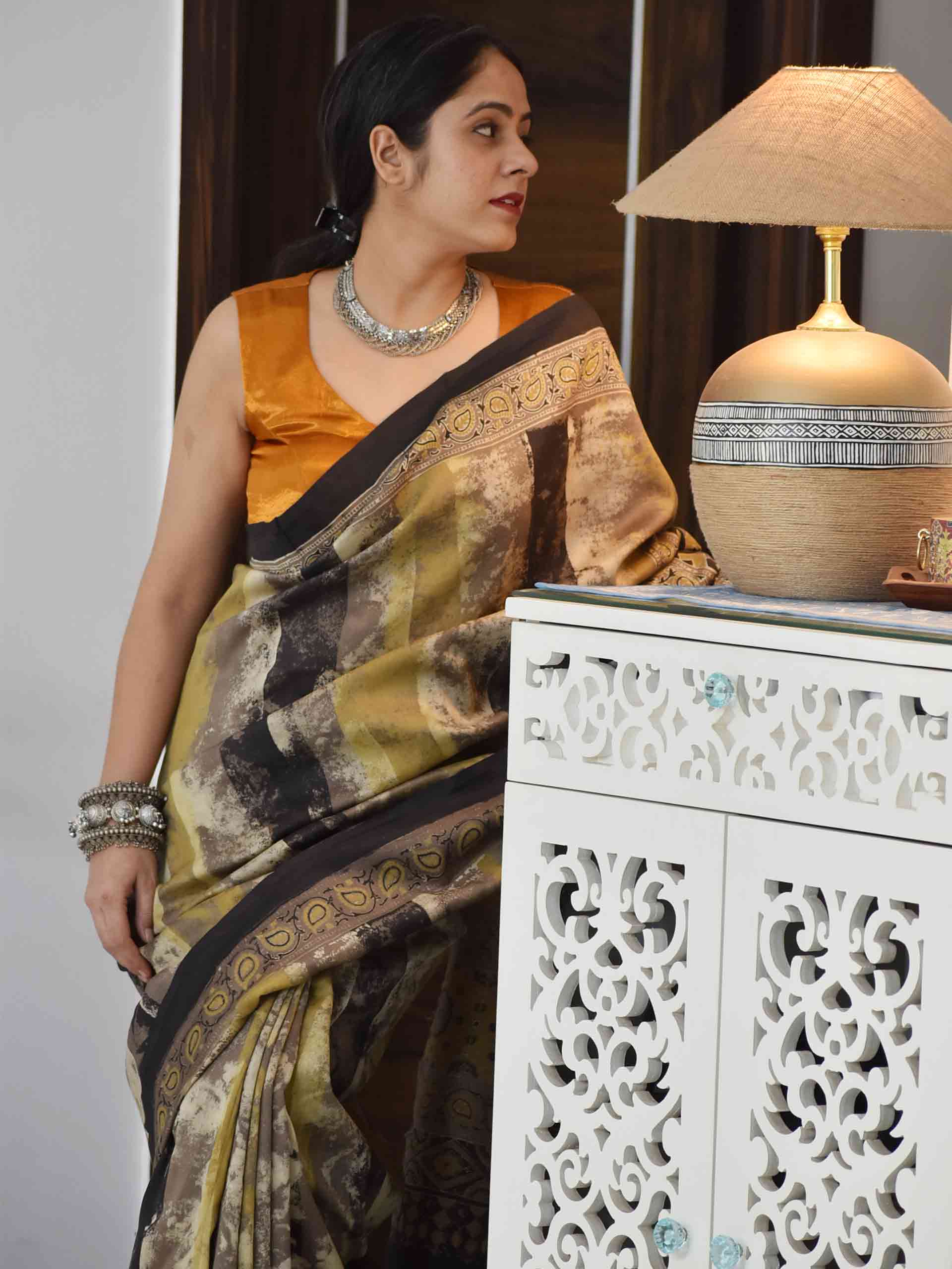 saree drape