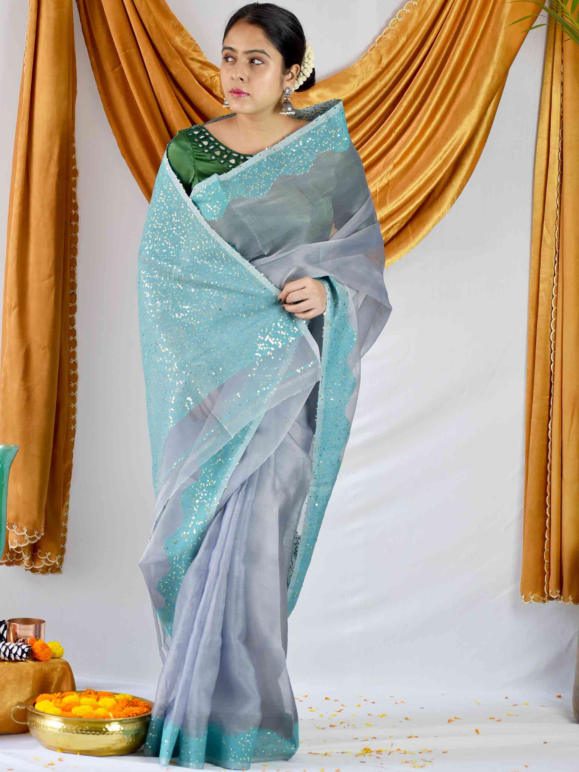 Buy Handwoven Matka silk Saree