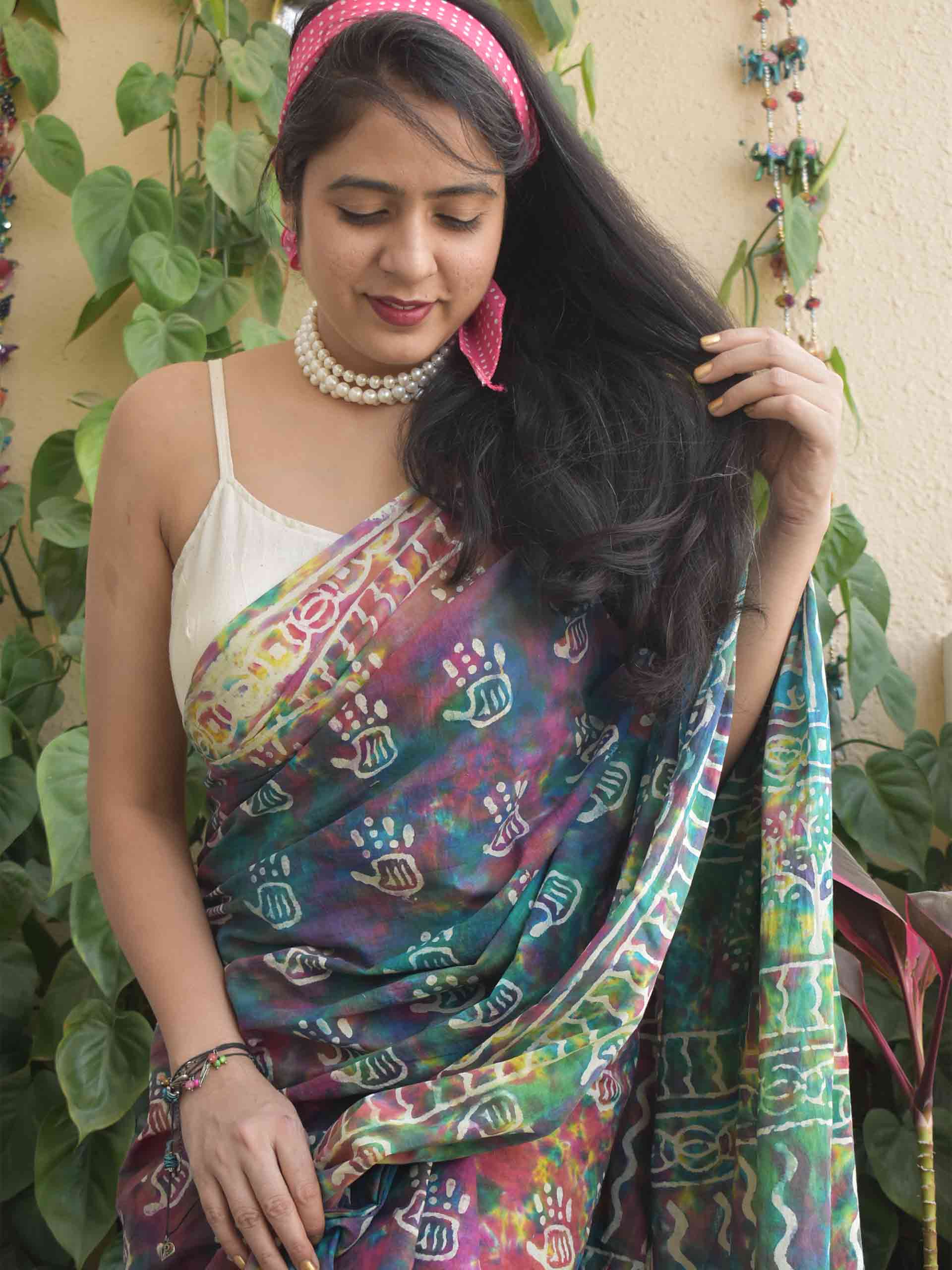 Buy Mulmul Cotton Saree Online