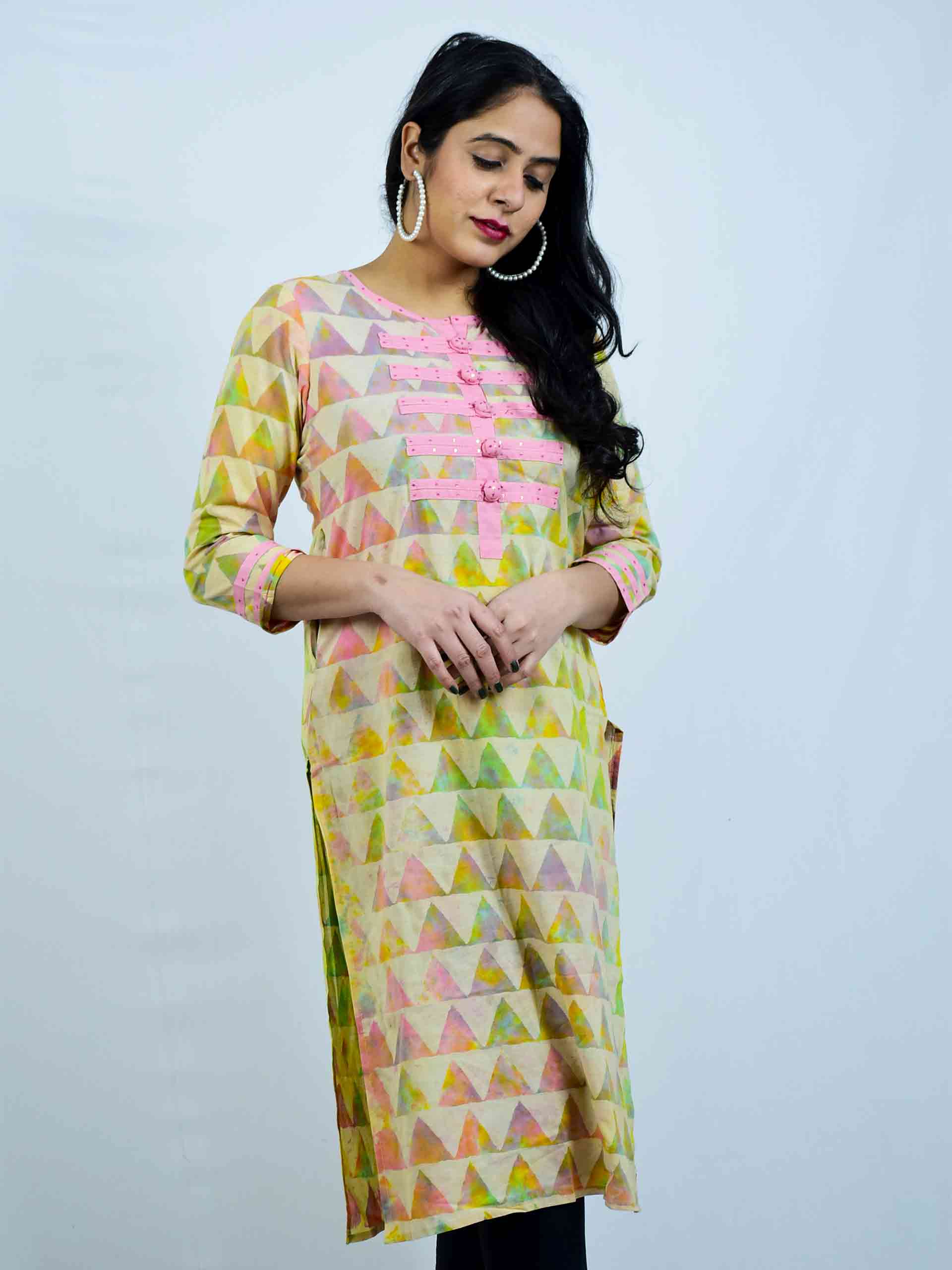 Pyramids - Cotton kurti