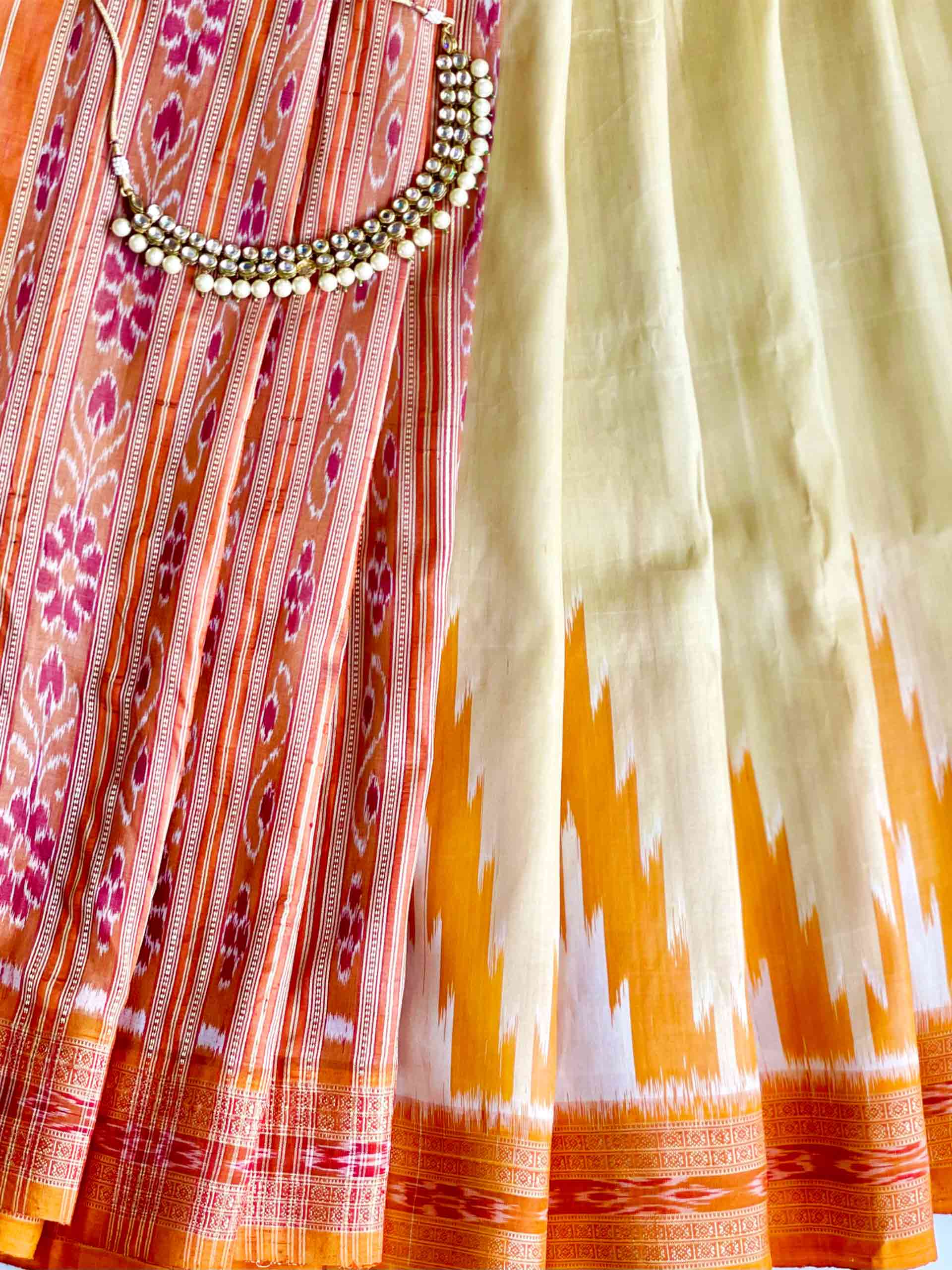 Buy Ikat Silk Saree Online