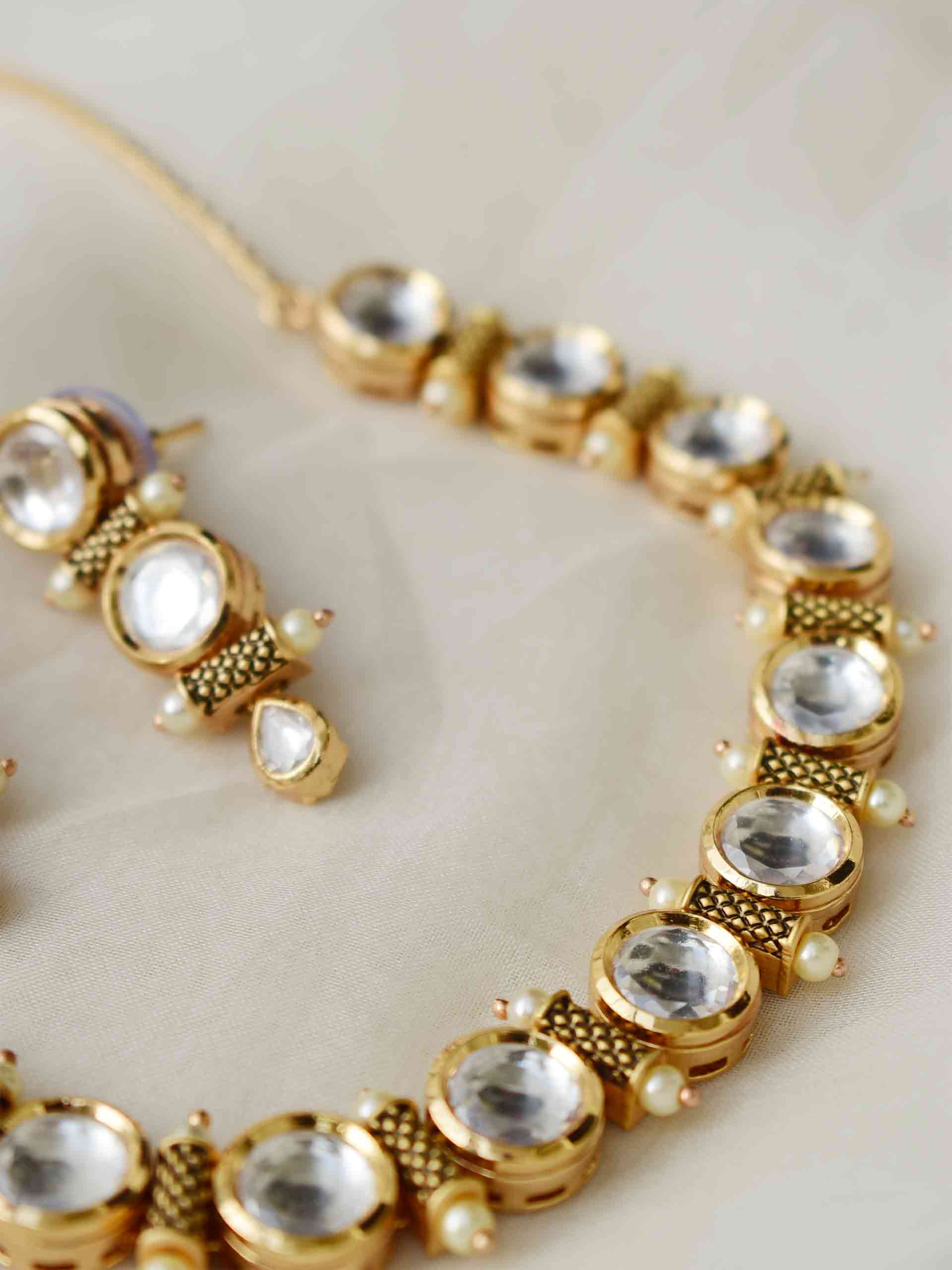 mehjabeen  - Kundan necklace set