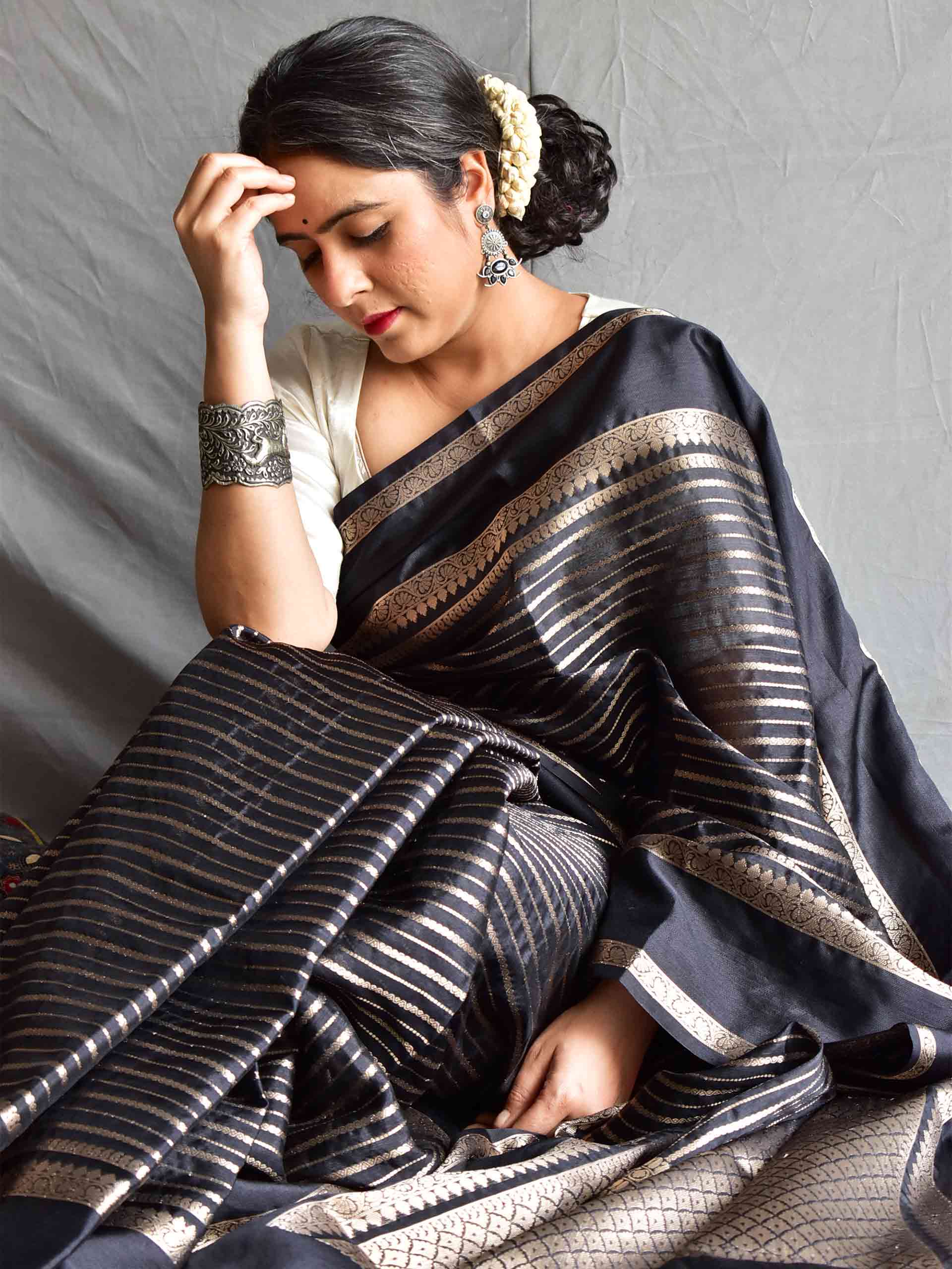 Nazar k samne - Chanderi saree