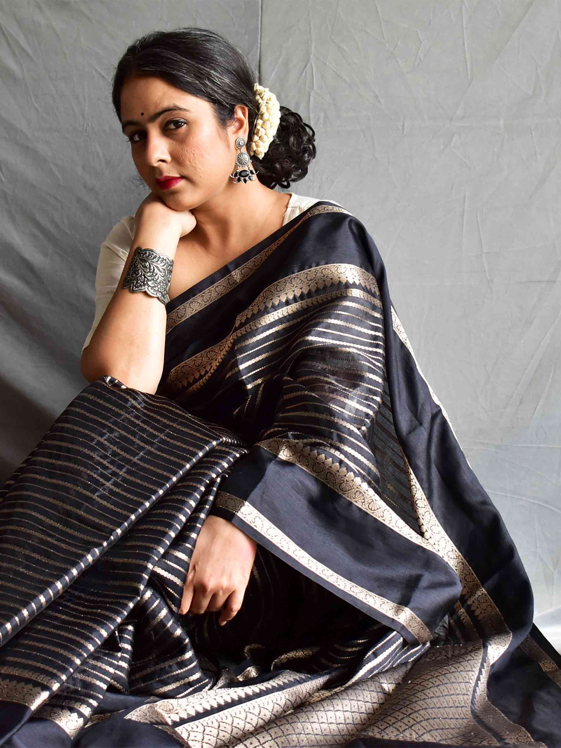 Nazar k samne - Chanderi saree