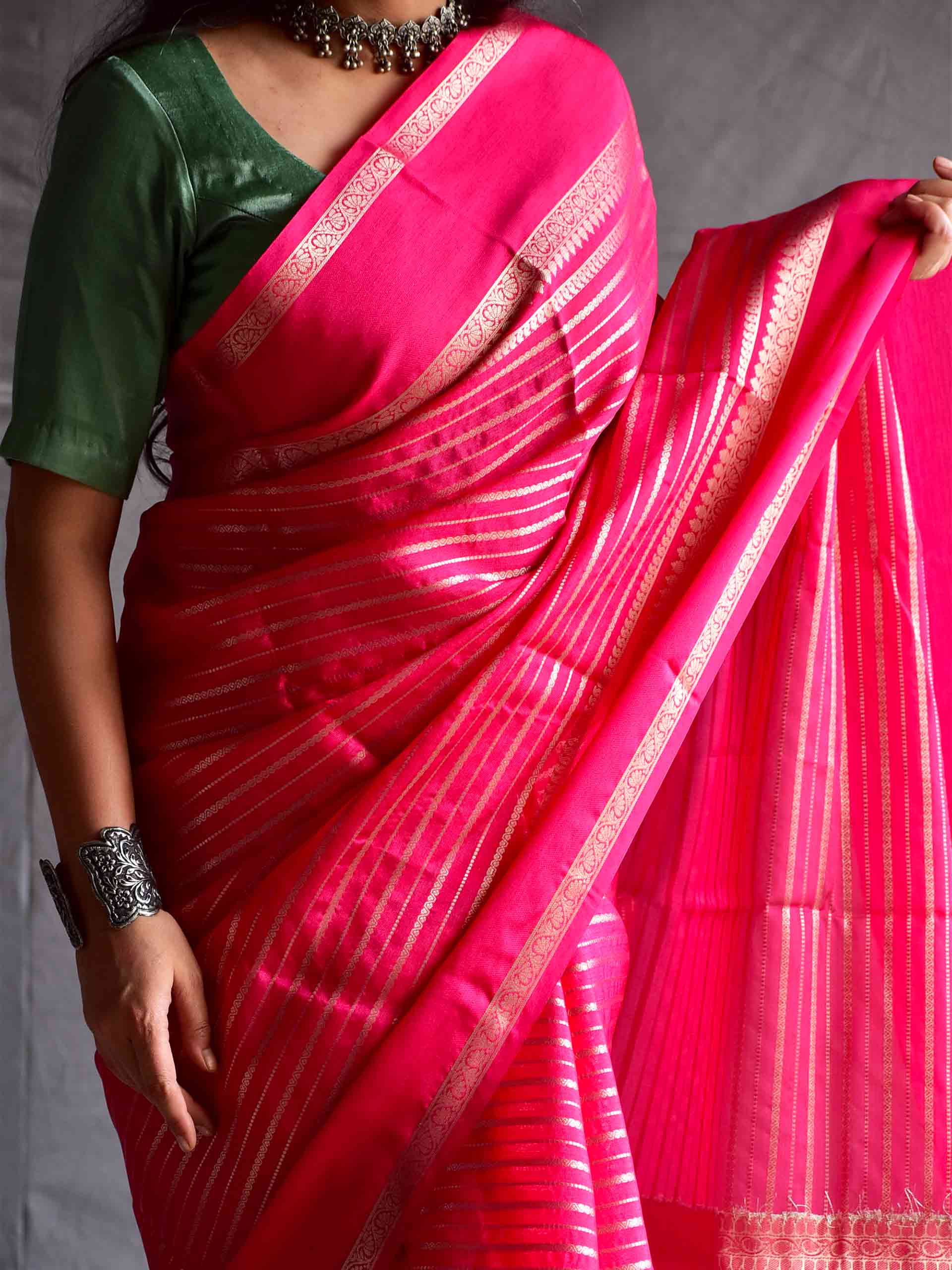 Mrig nayan - Chanderi saree