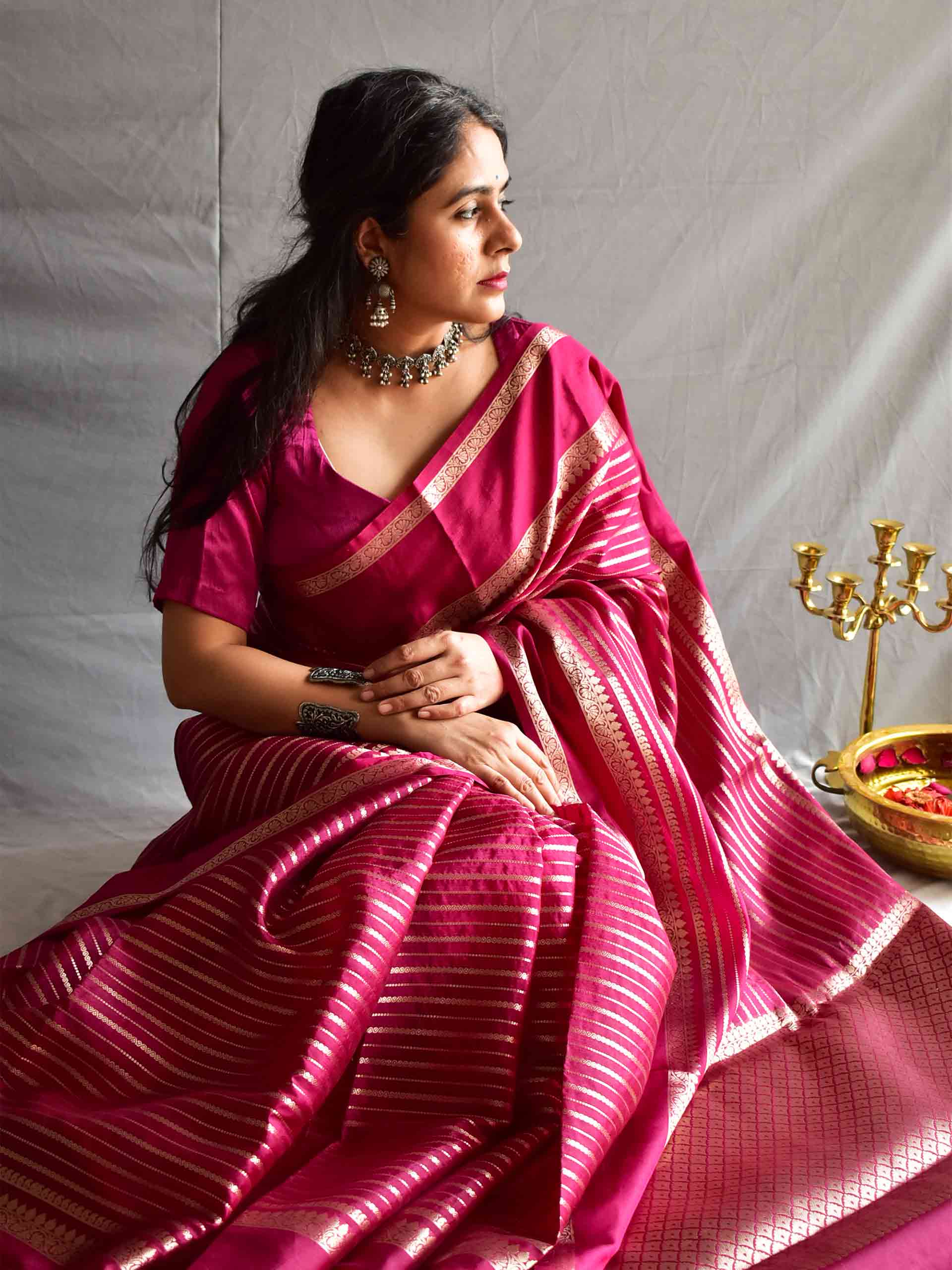 Mitali - Chanderi saree