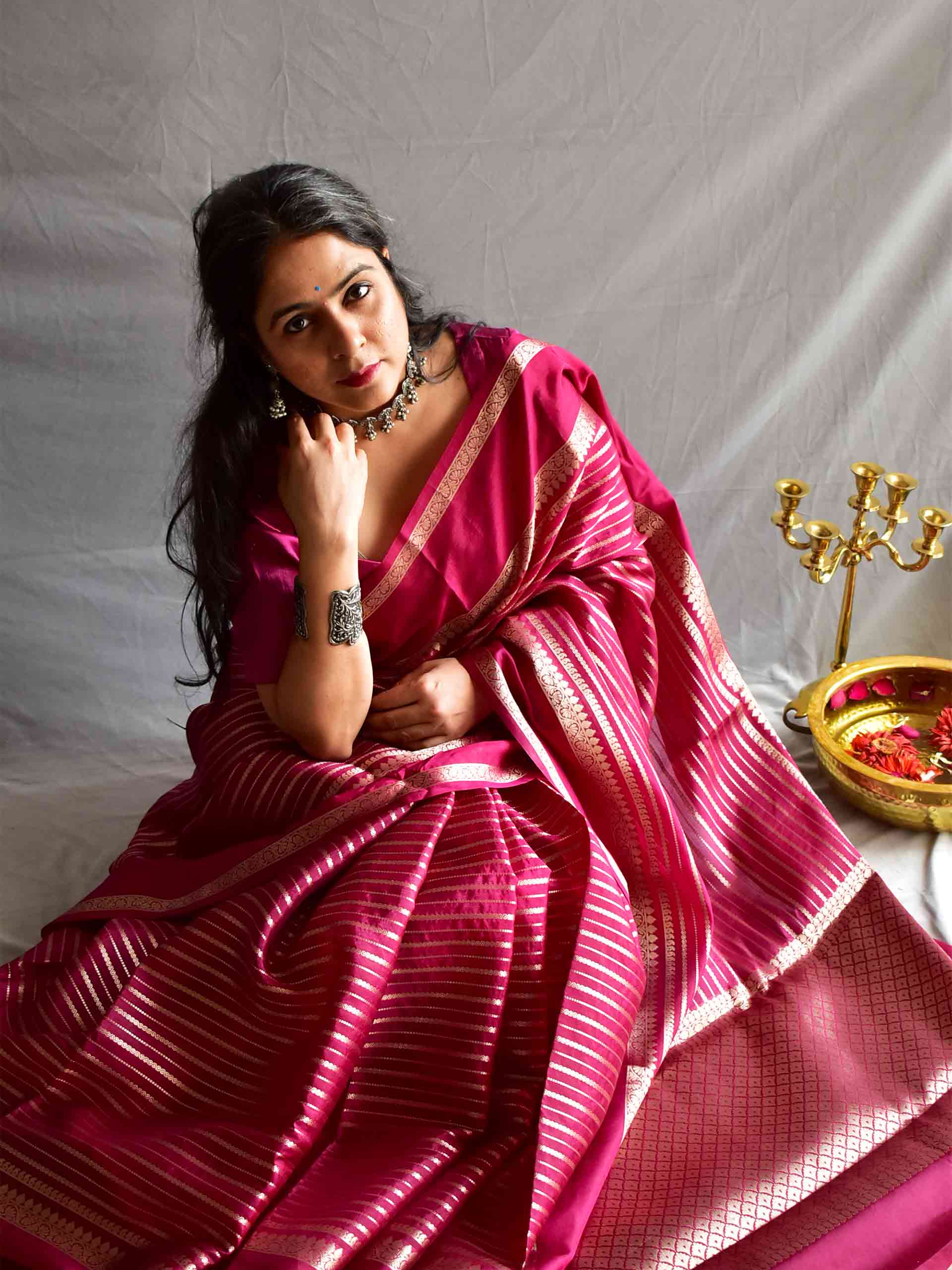 Mitali - Chanderi saree