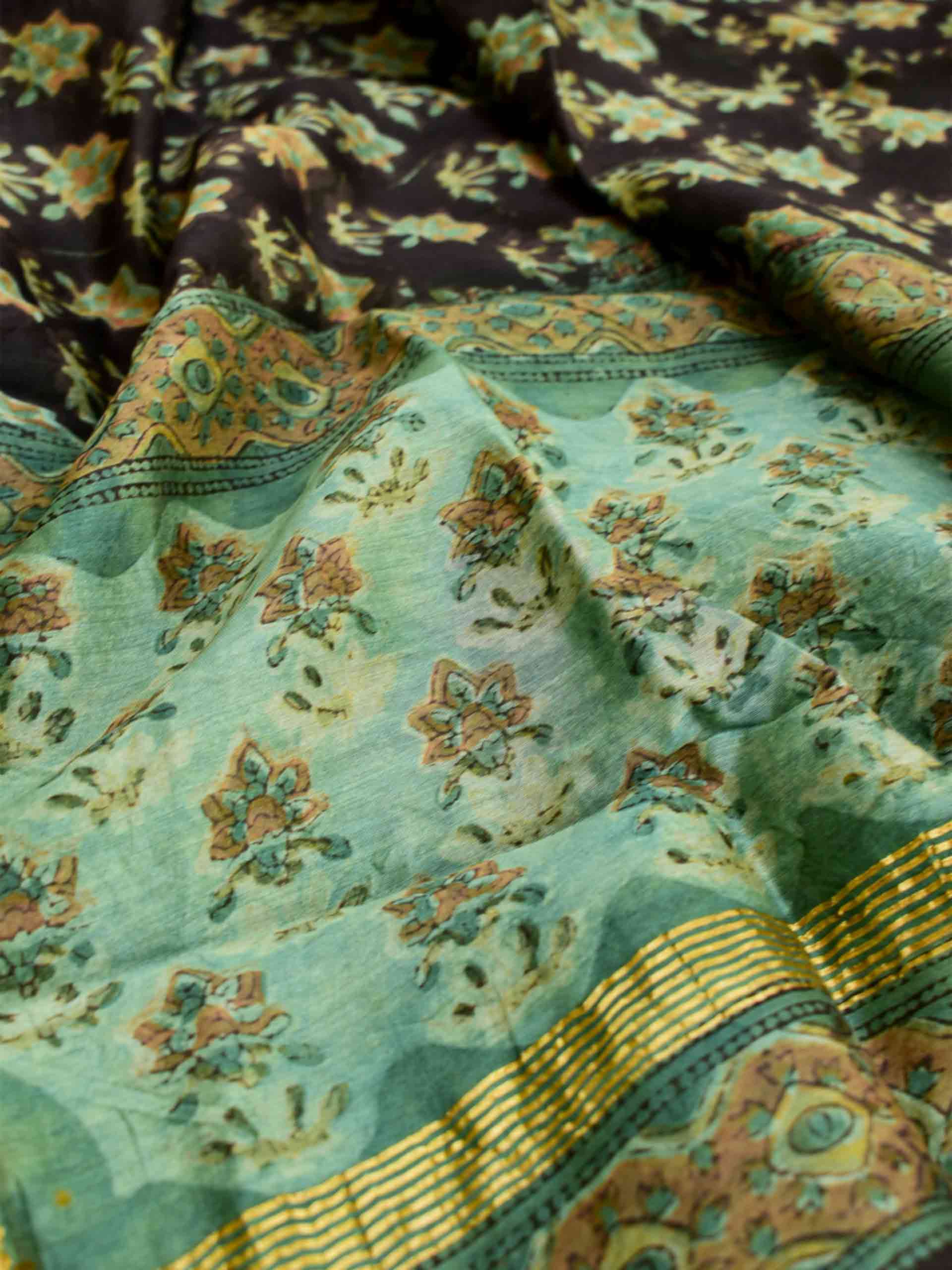 Meraki - Maheshwari silk 2 pc suit set
