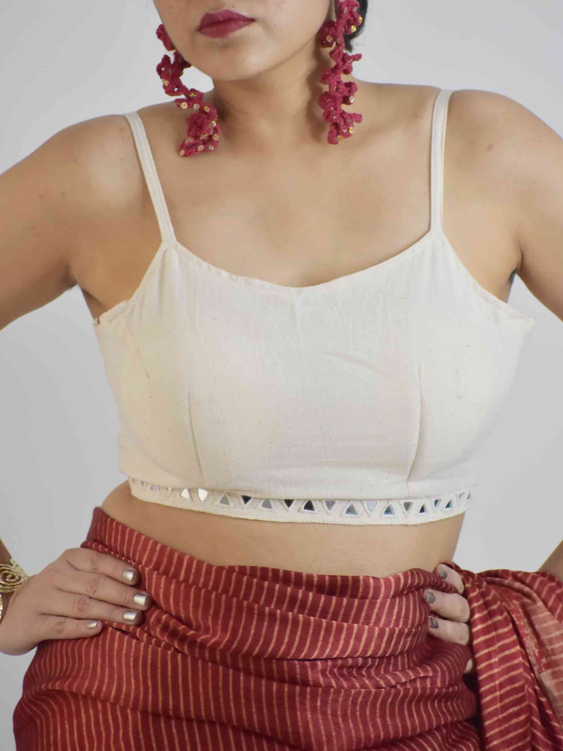 Organic cotton designer blouse