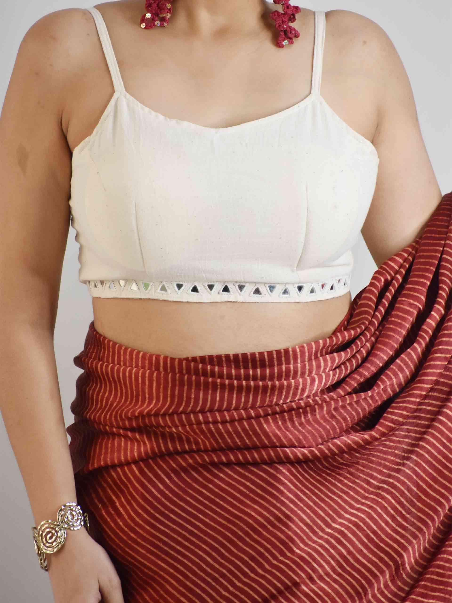 Kutch mirror work designer blouse for women and girls