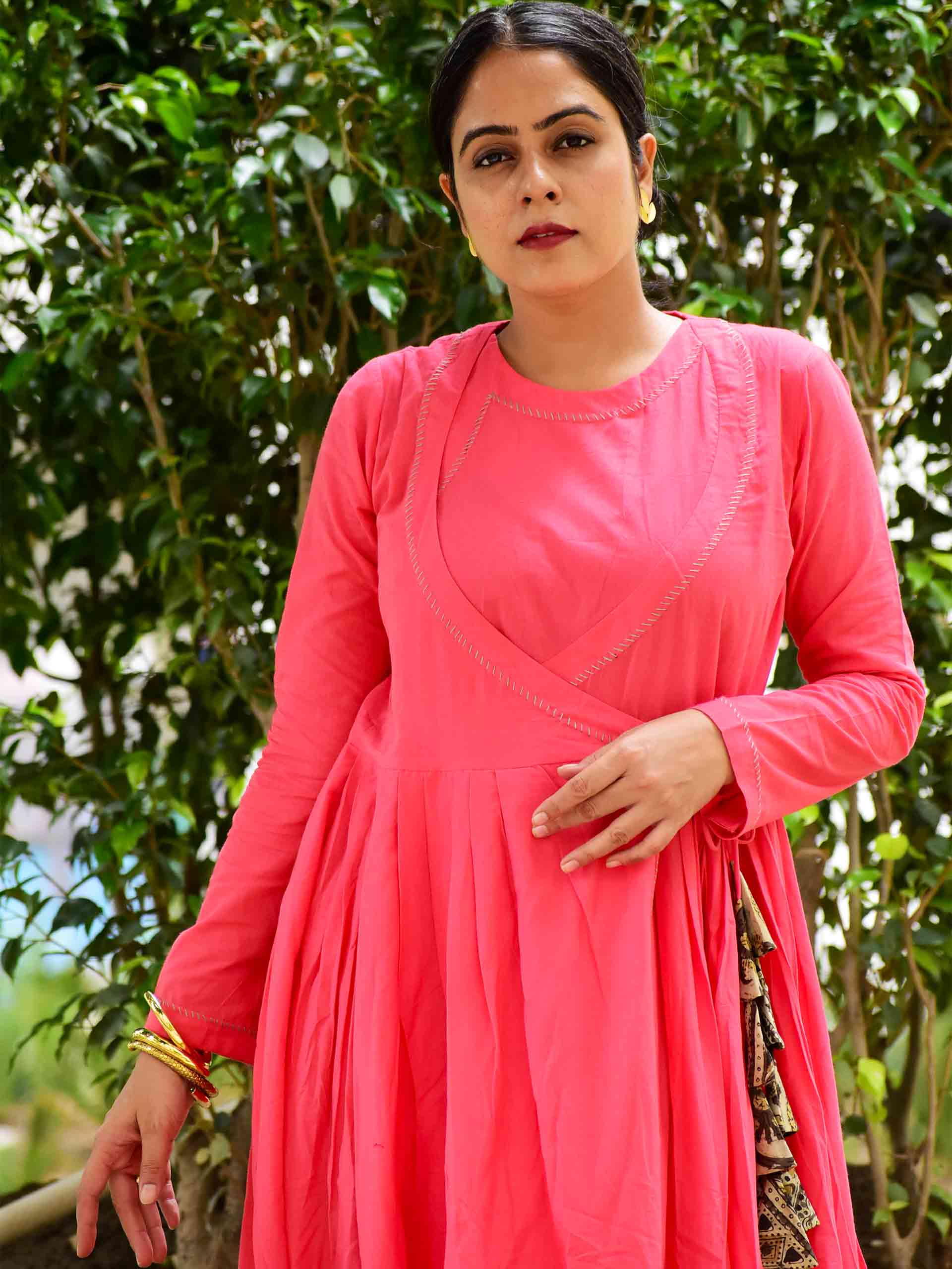 Meethi Angrakha Dress