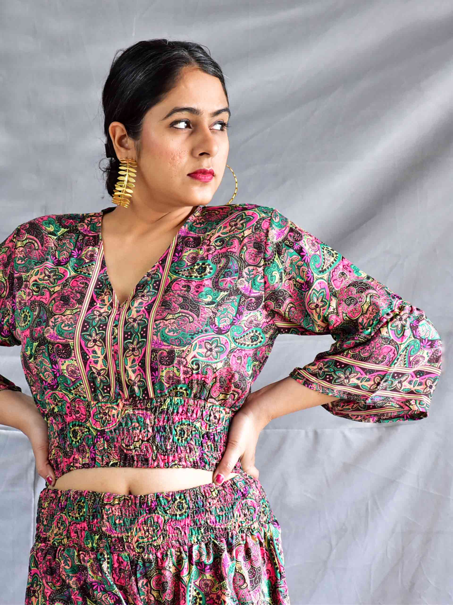 Mandla - crop top blouse