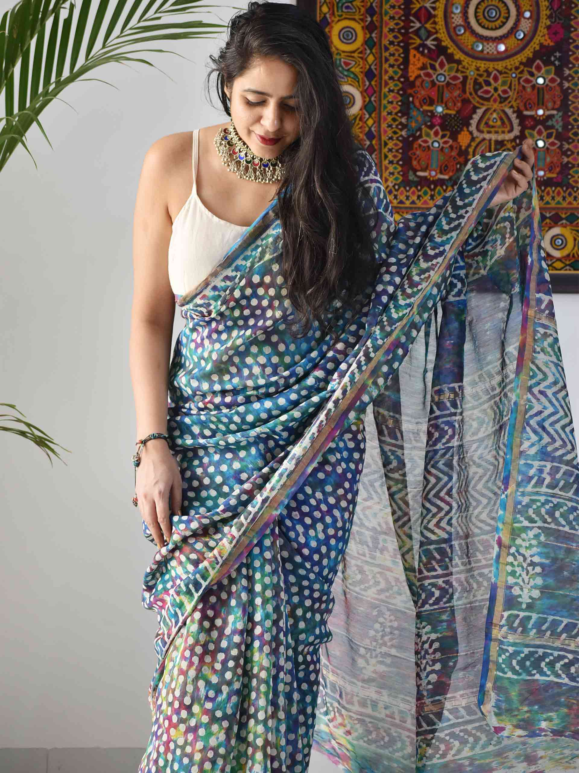 Buy Chanderi Silk Saree