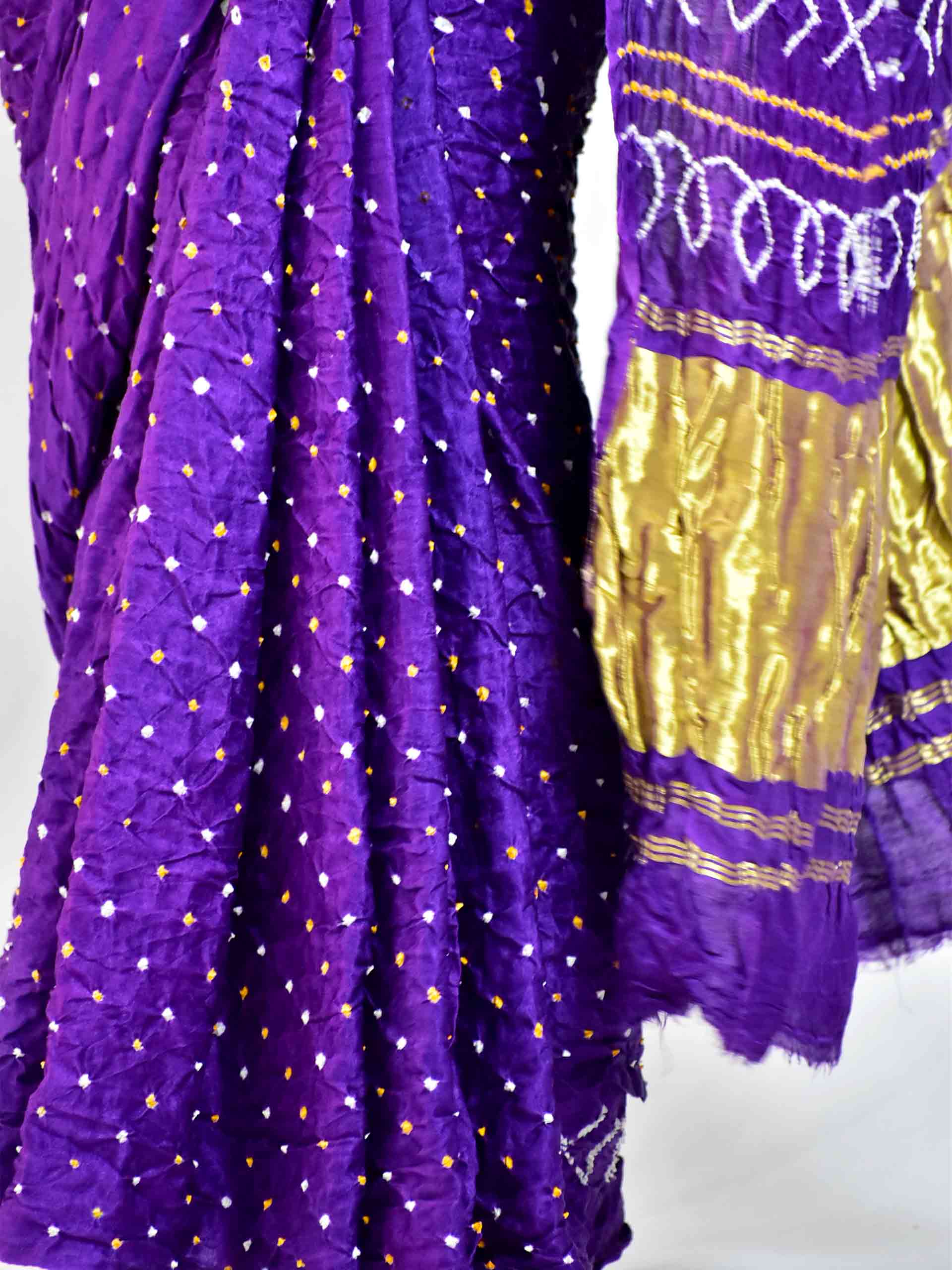 Manmaani -  Rai Bandhej zari pallu Gajji Silk Saree