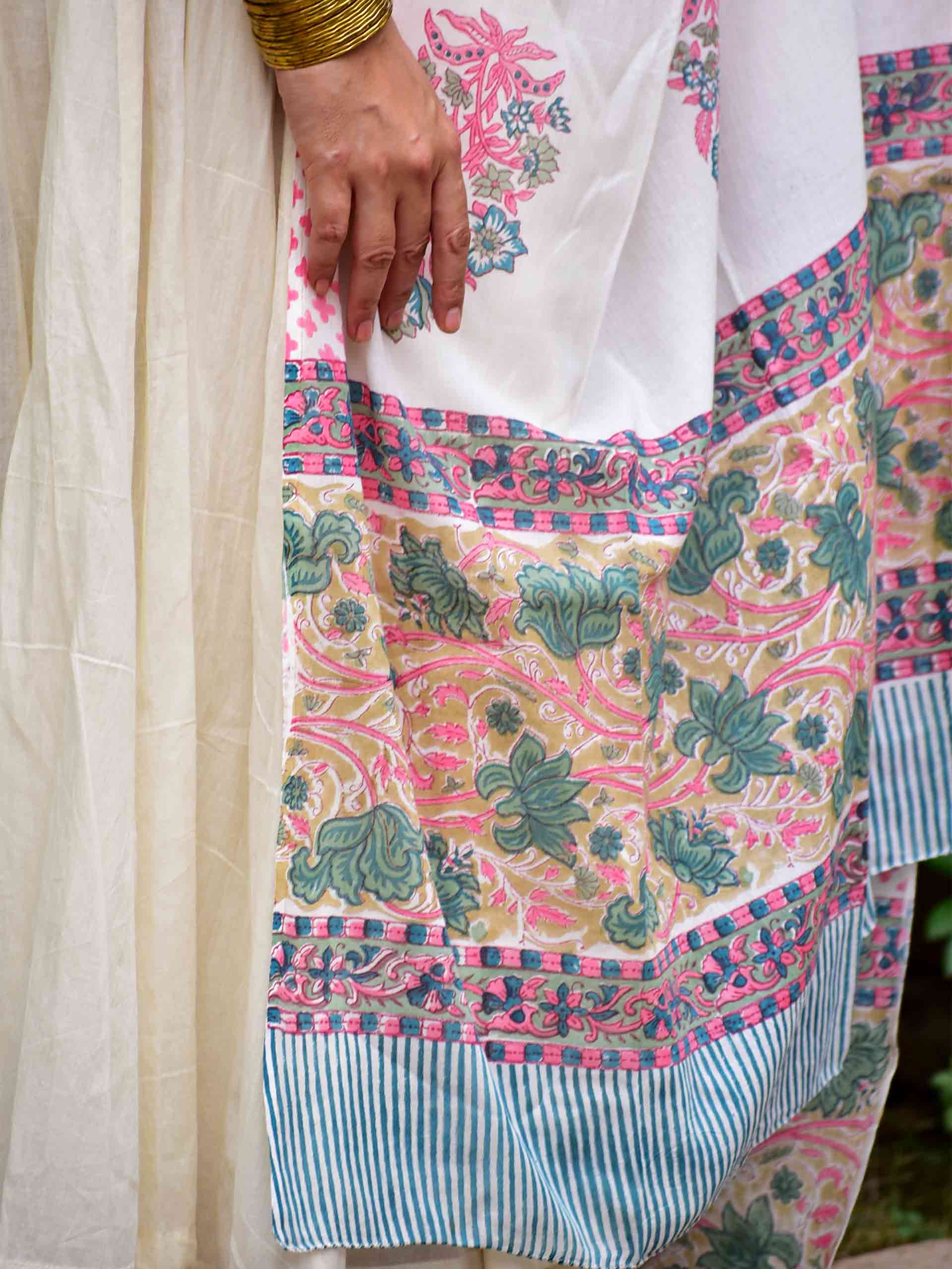 Nazm -  mul cotton Dupatta