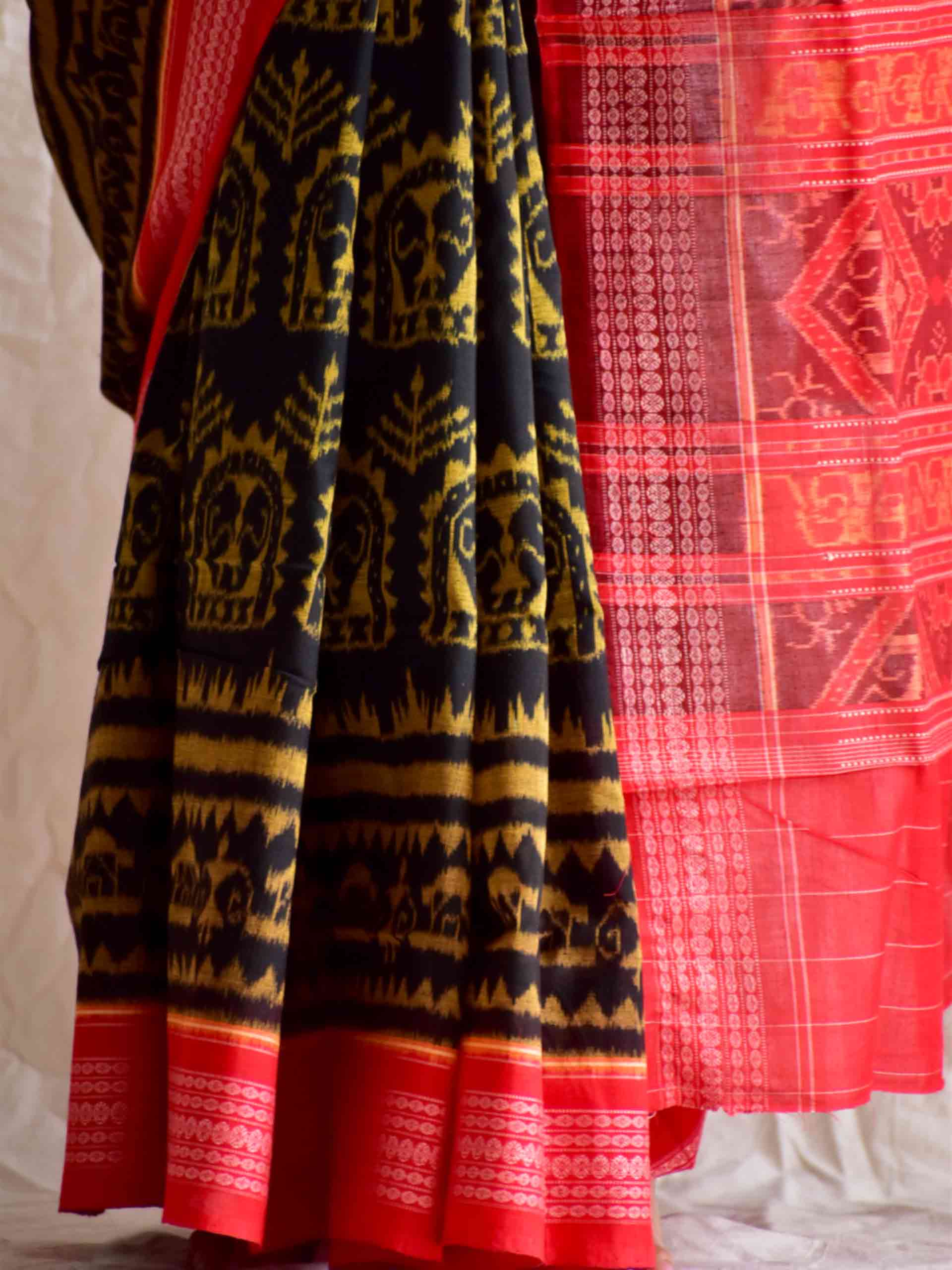 Buy Handwoven ikat saree Online