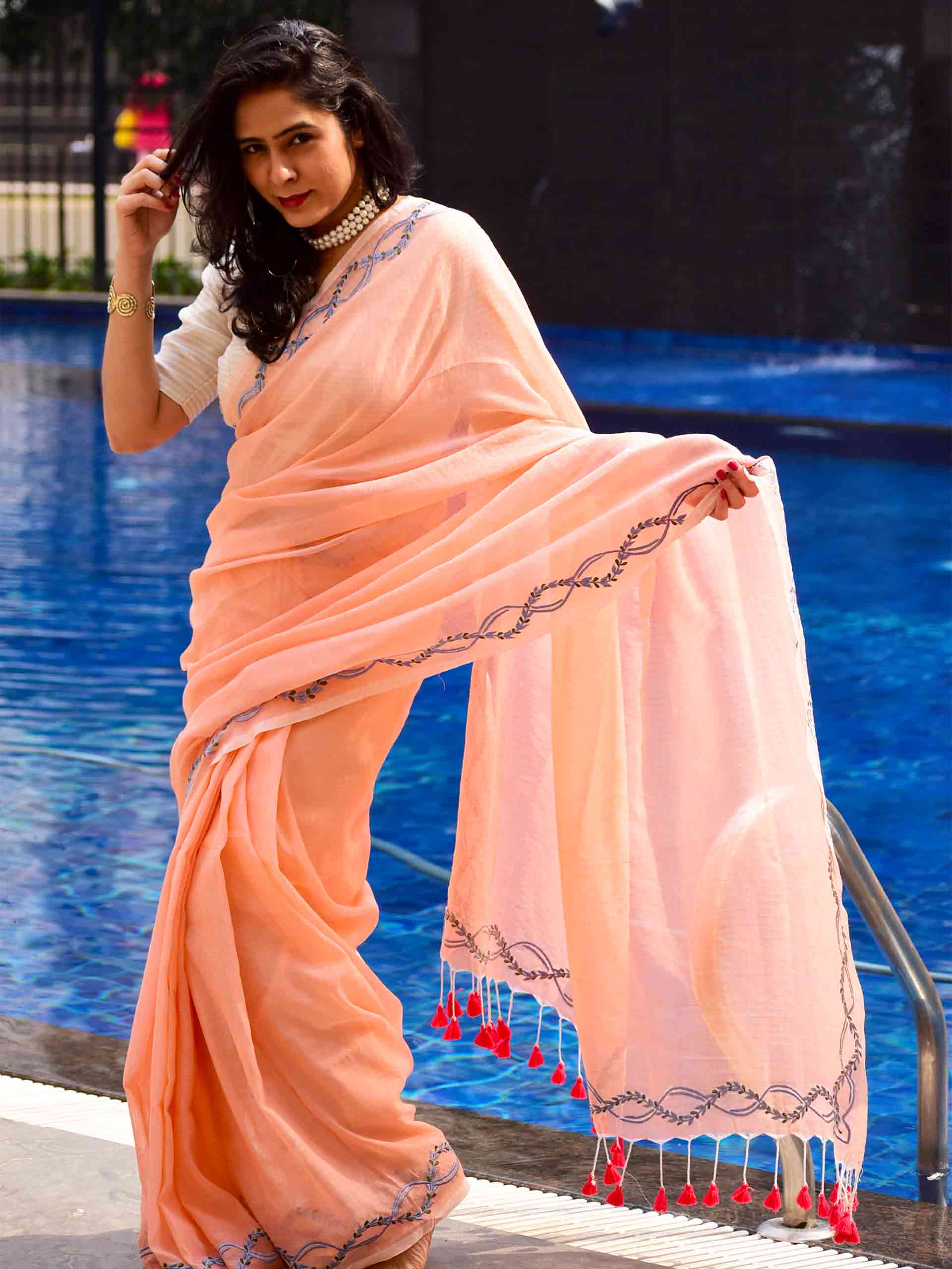 Buy Embroidery Sarees
